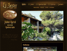 Tablet Screenshot of hotelsester.com